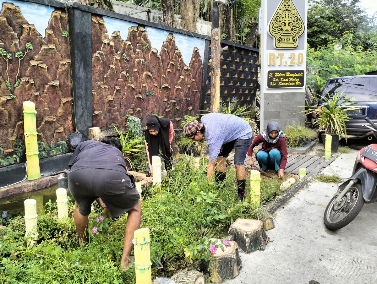 Kegiatan Kerjabakti RT. 20