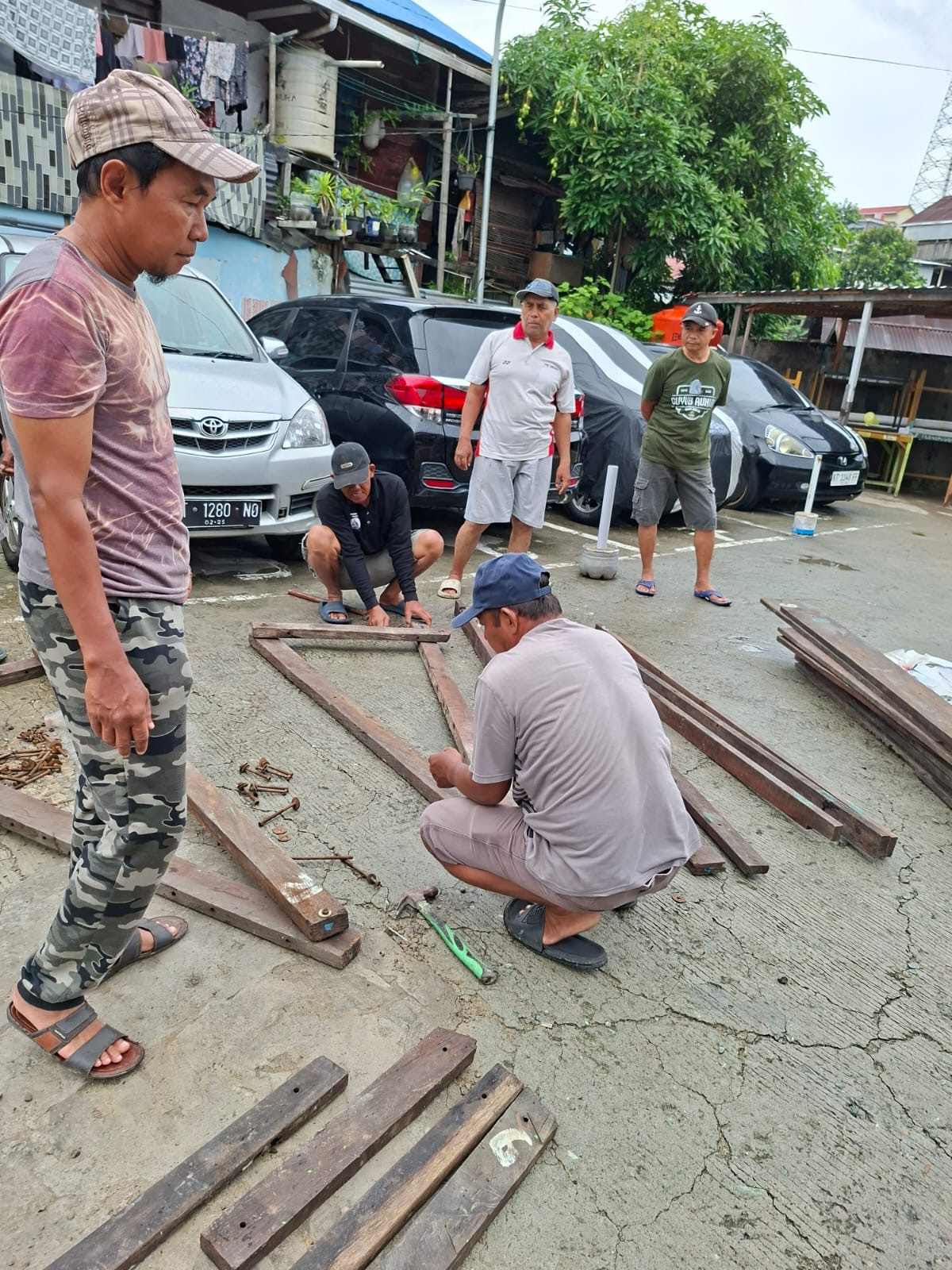 Kerja Bakti persiapan Hari Raya Idul Adha