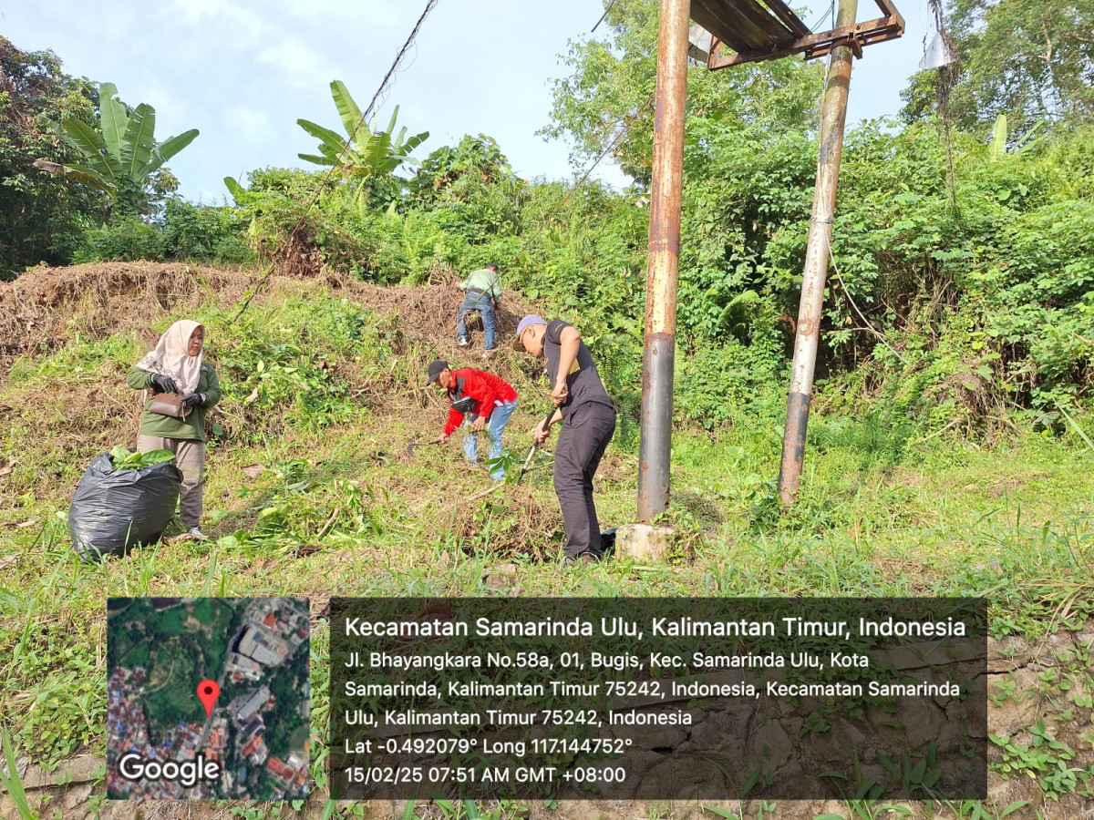 kegiatan kerja bakti di hari minggu rt 27