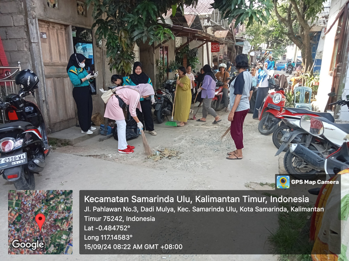 Kegiatan Gotong royong warga RT 29