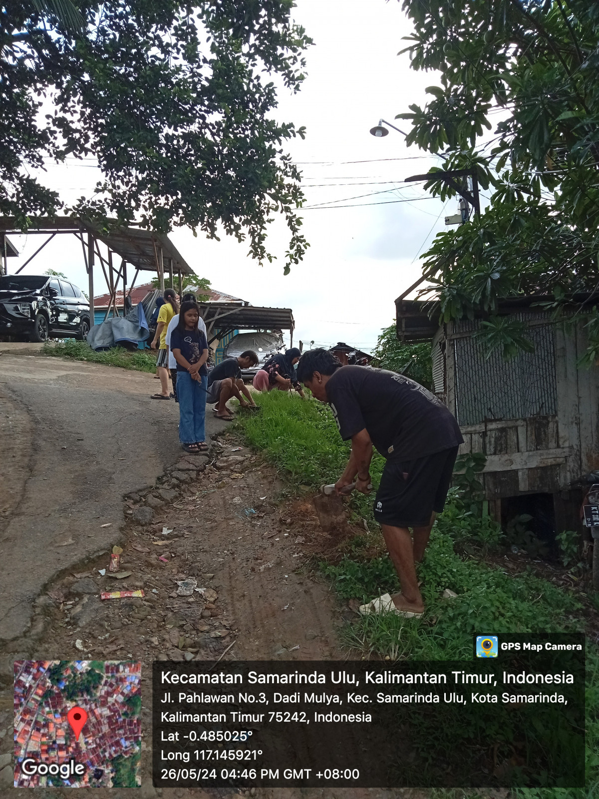 Kerja bakti di lingkungan RT.29