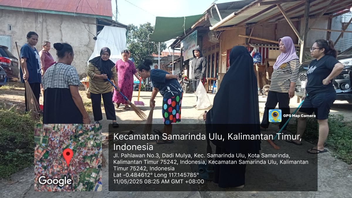 Kerja bakti warga RT. 029
