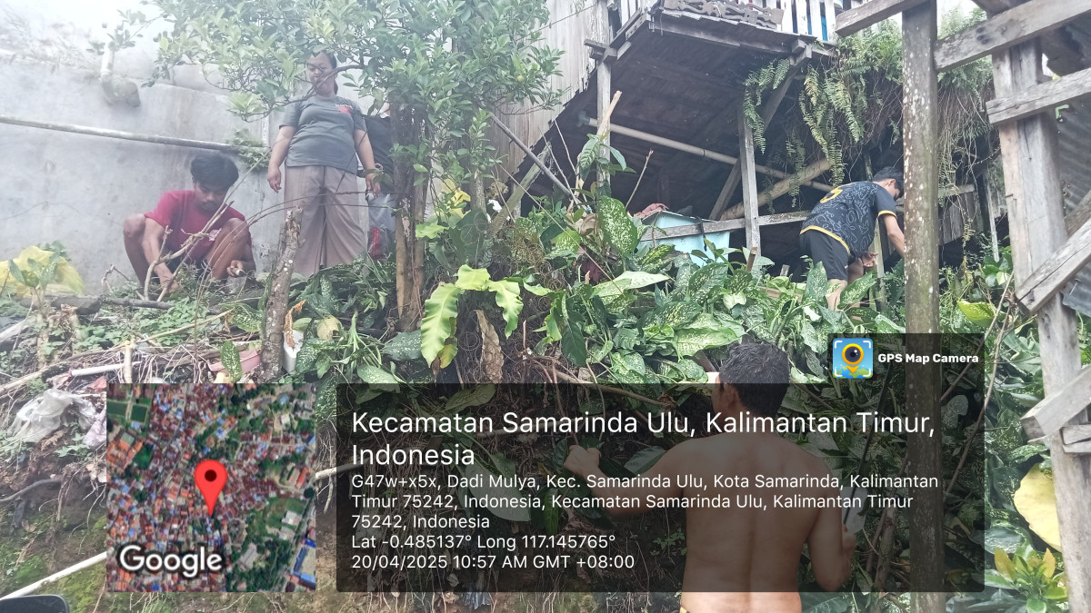 Kerja bakti warga RT. 029