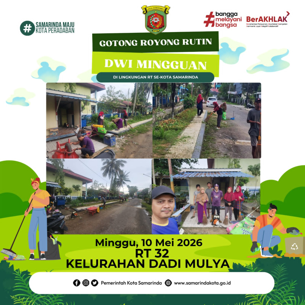 Kerja Bakti ke 1 Bulan Mei 2026