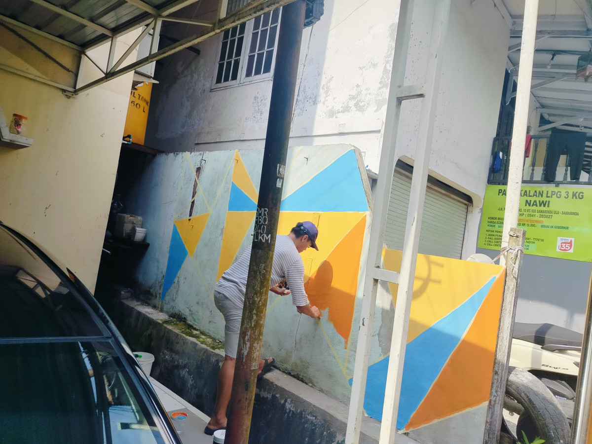 Kerja bakti warga RT 40