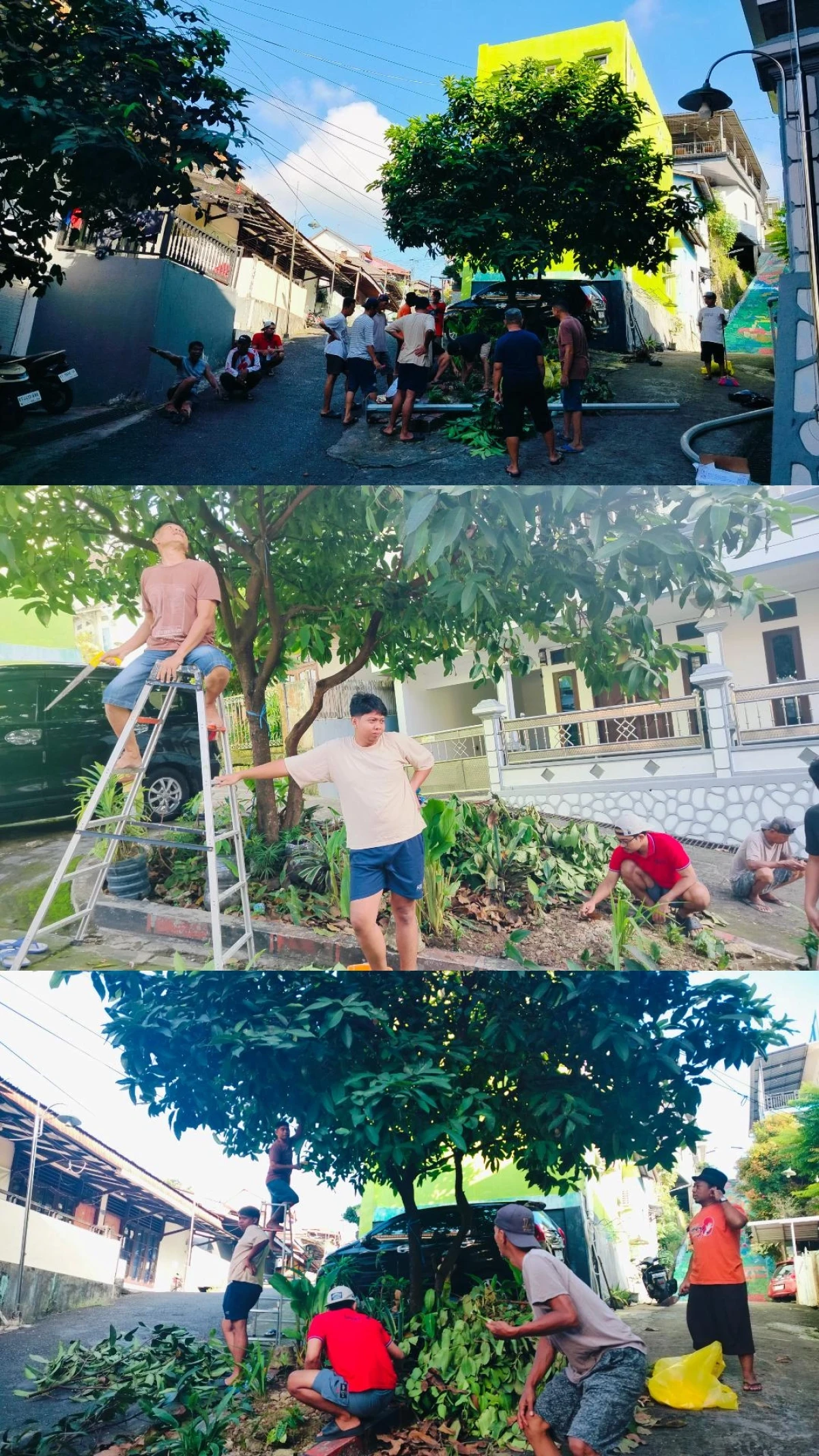 Kerja bakti warga RT 40