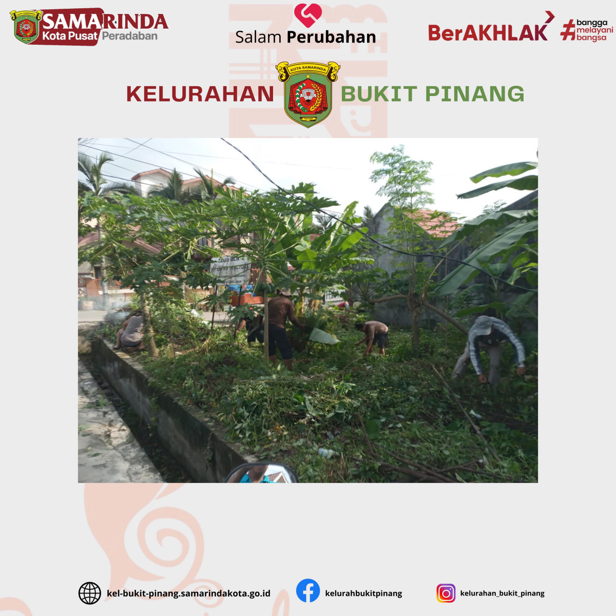 Kegiatan Kerja Bakti (Jl.P.Suryanata perum puspita)