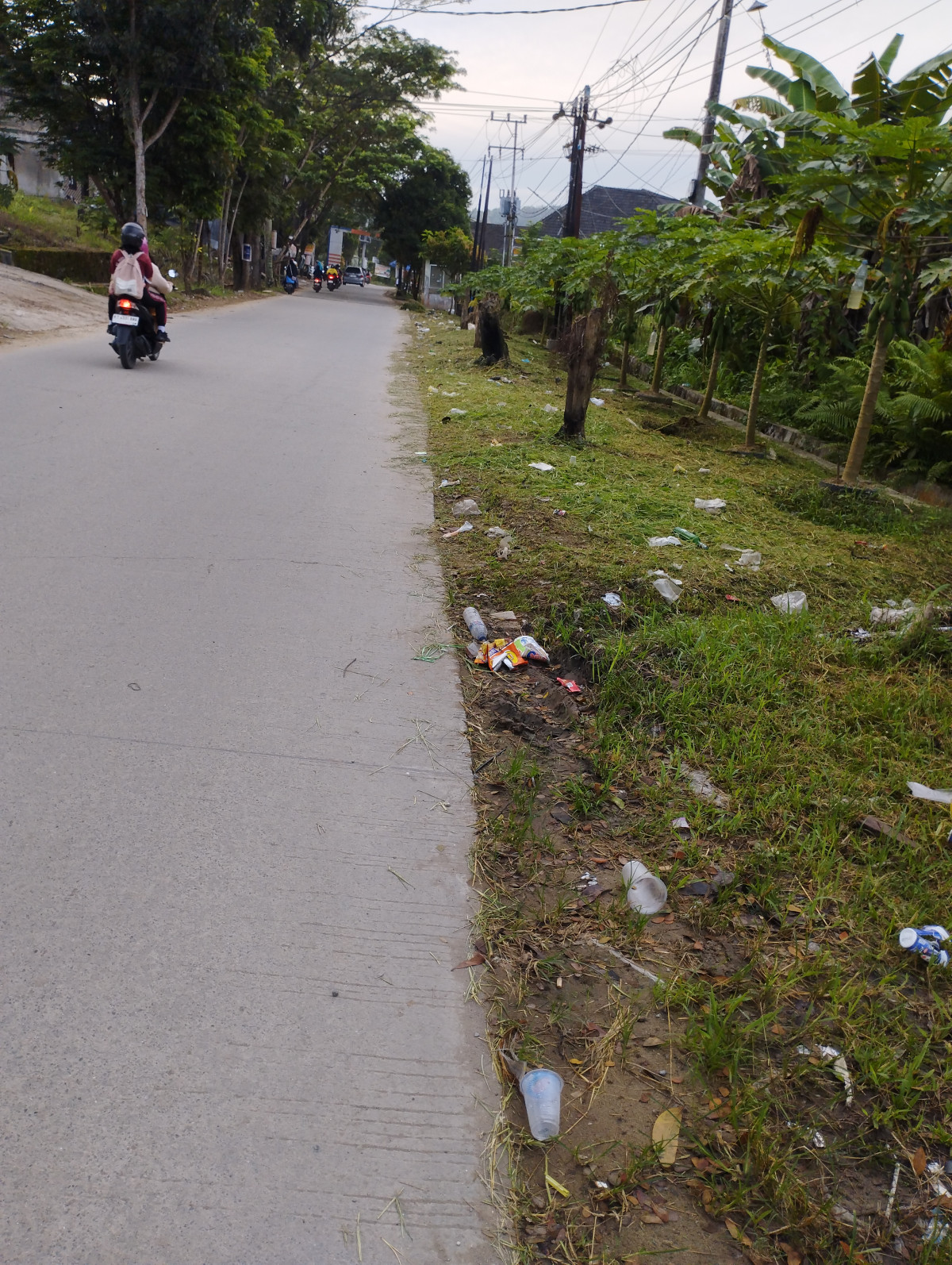 Potong rumput jln poros dan pembersihan booster