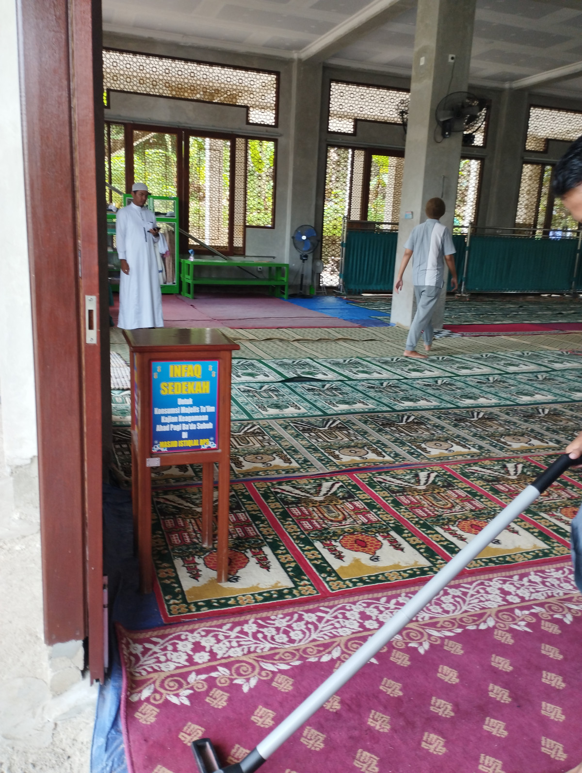 Persiapan Isra wal Mi'raj masjid Istiqlal