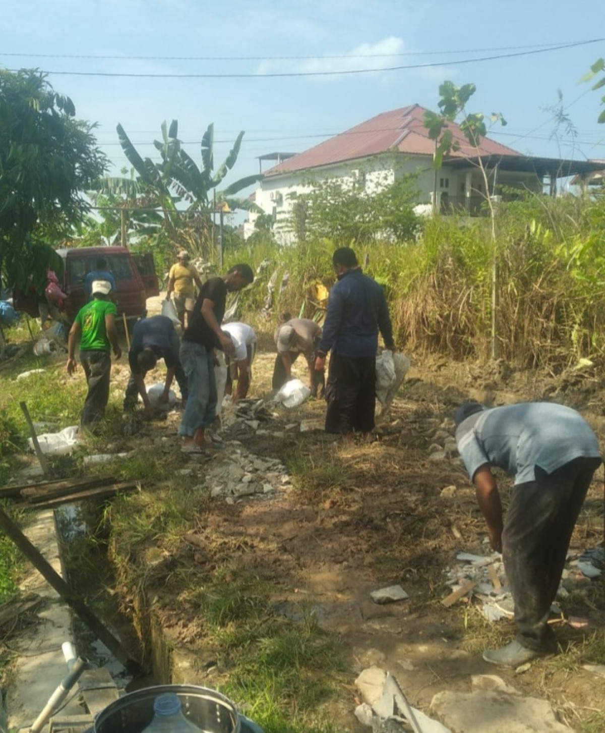 Pengecoran sesi jalan