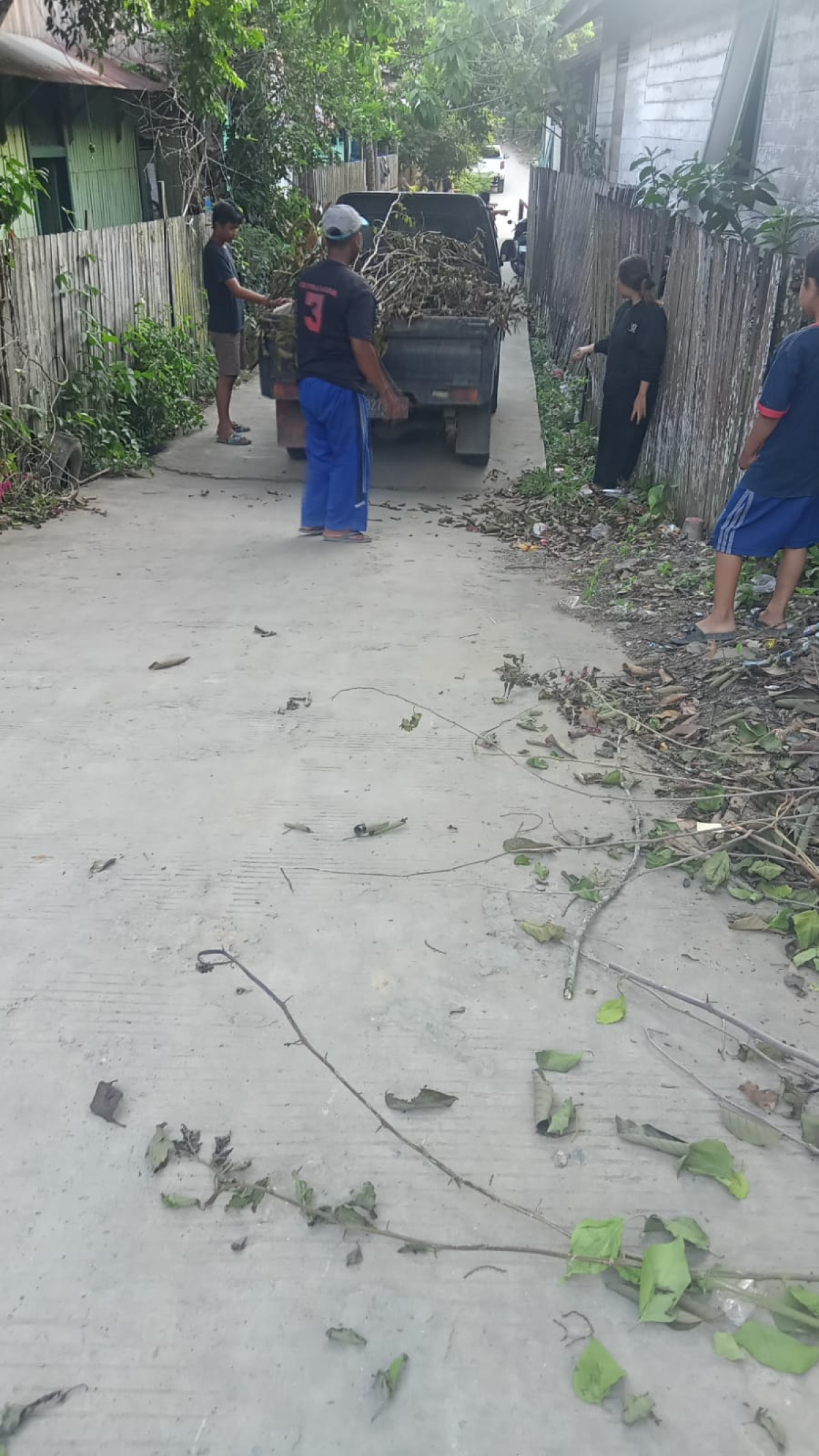 Pembersihan di gang sempurna