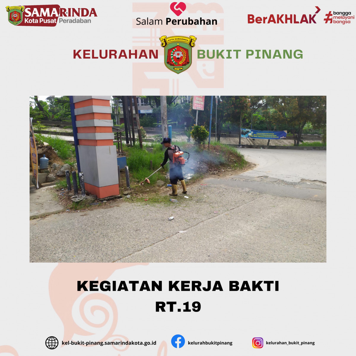 Kegiatan Kerja Bakti (Jl.P.Suryanata Perum puspita)