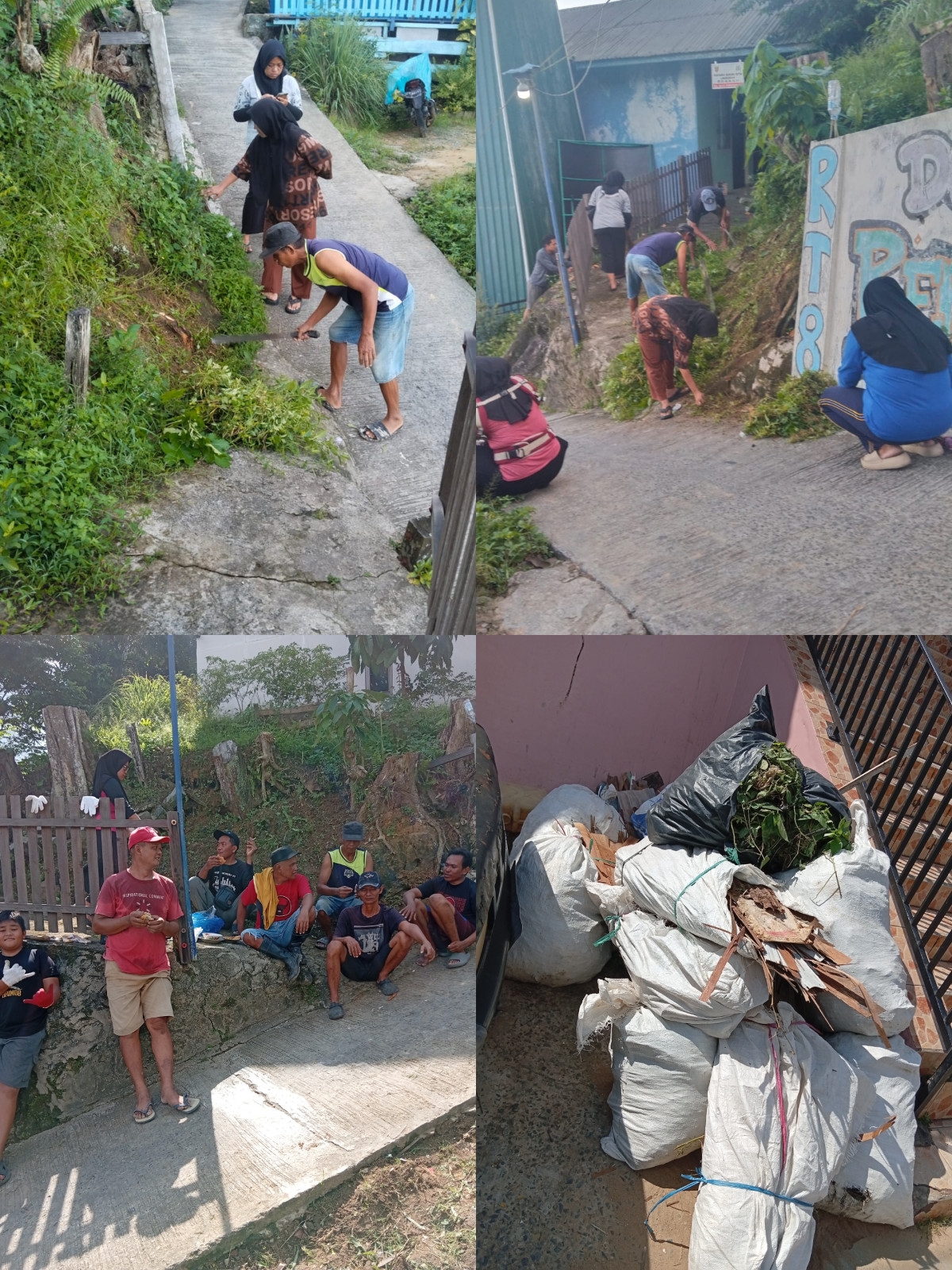 Bersih" Lingkungan & pengecatan pagar jalan/ jembatan