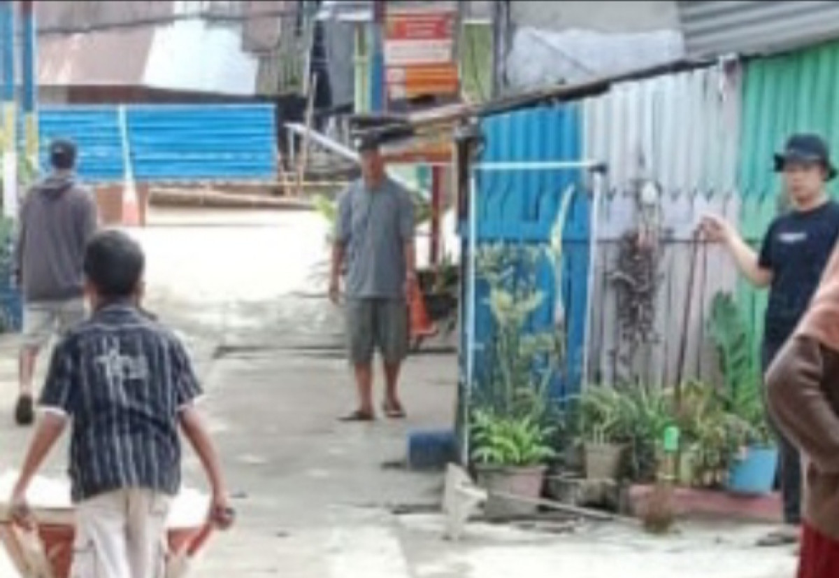 kerja bakti bersama rt 02