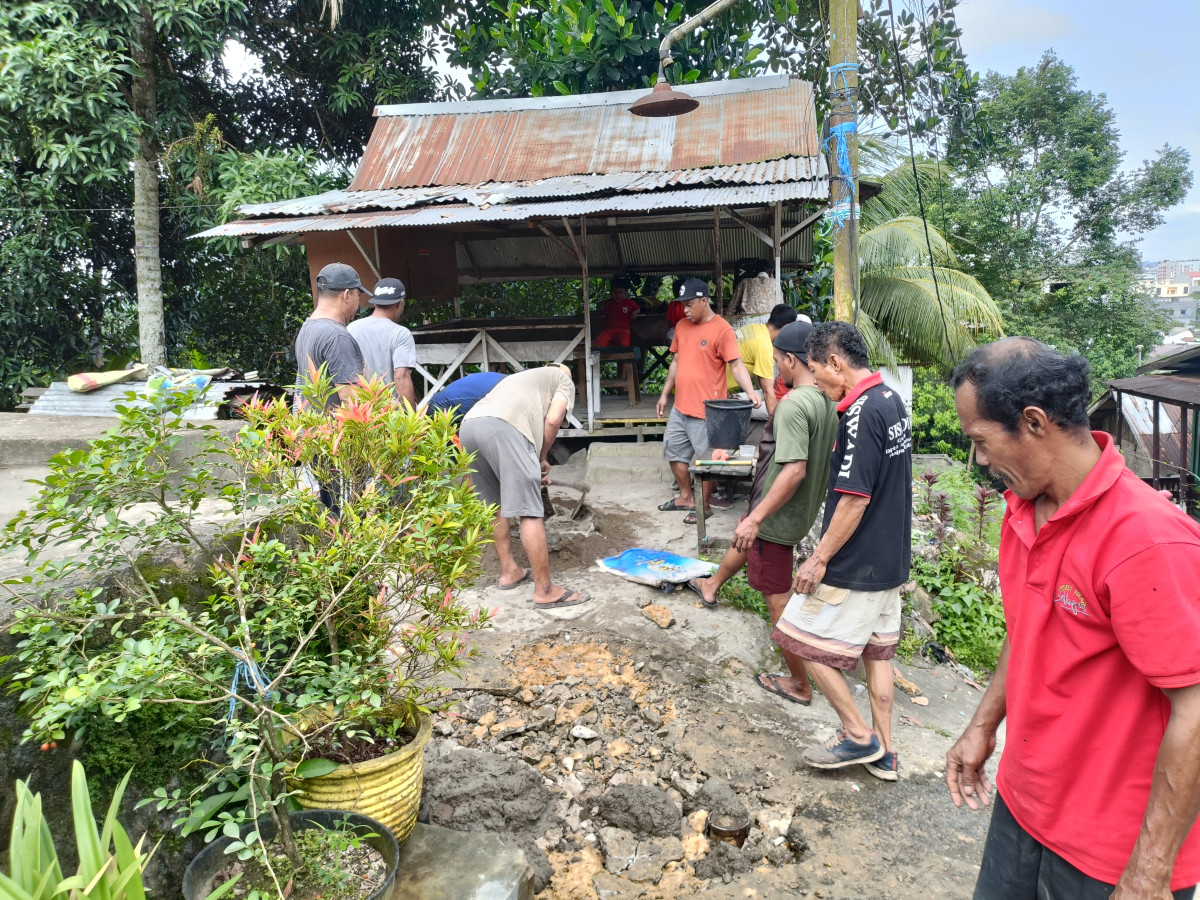 Perbaikan jalan utama