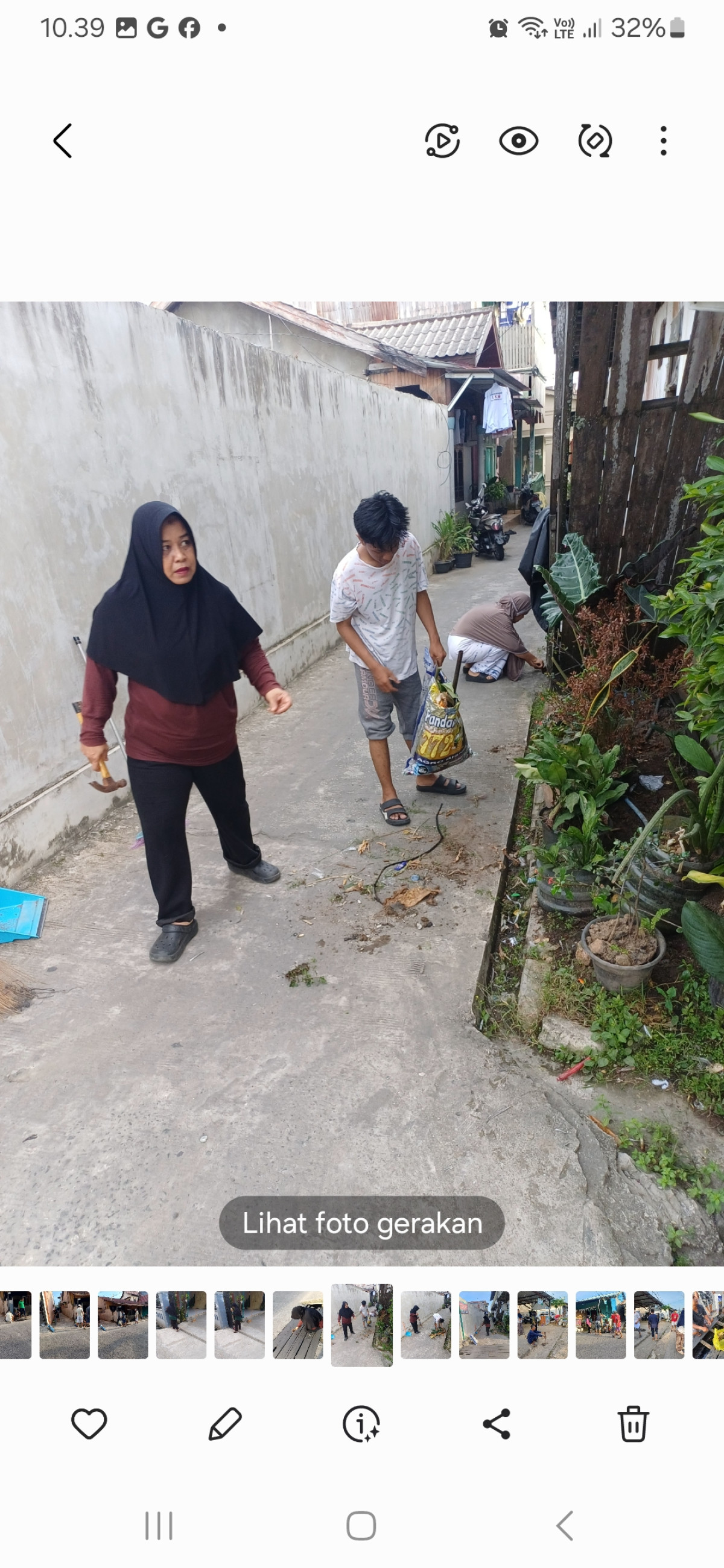 Kerja bakti rutin