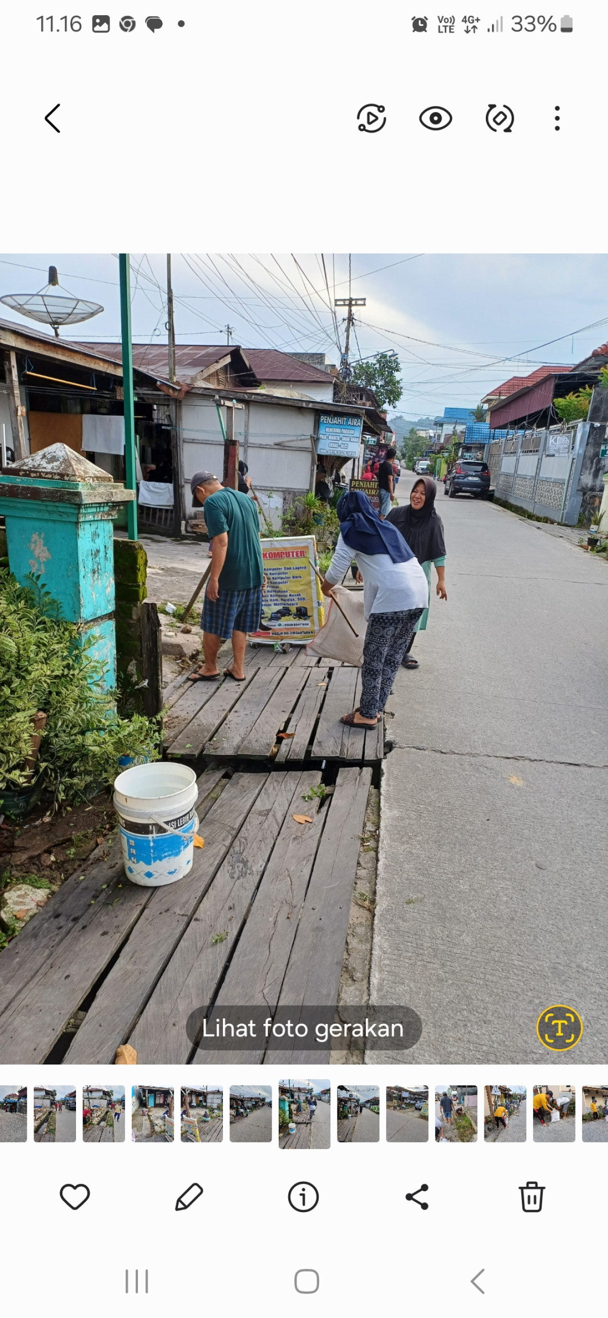 Kerja bakti rutin
