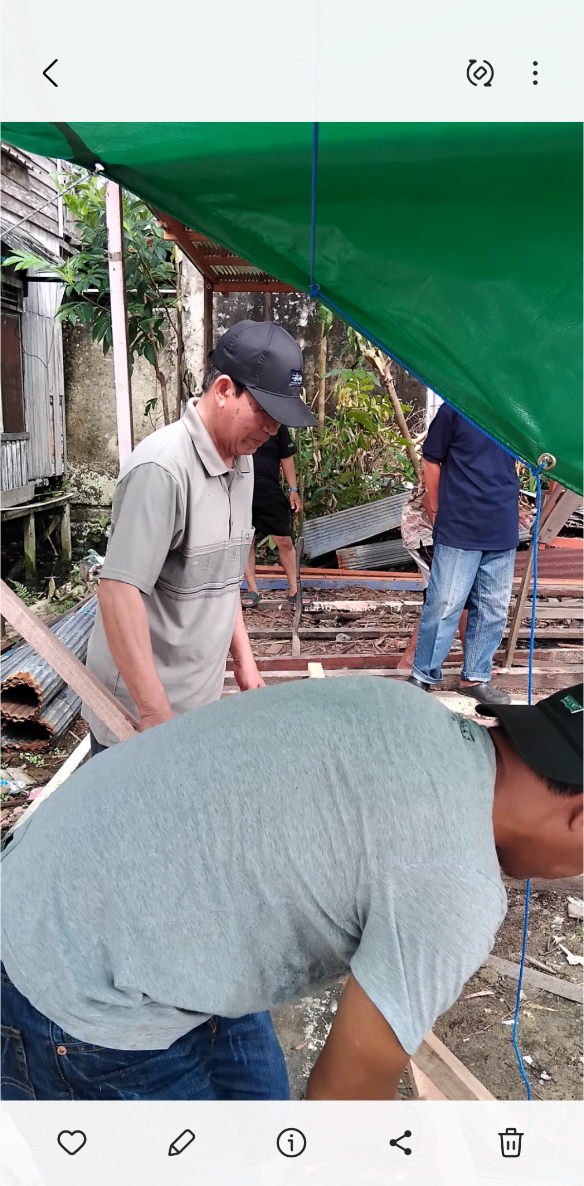 Kerja bakti di RT 24 Pelita