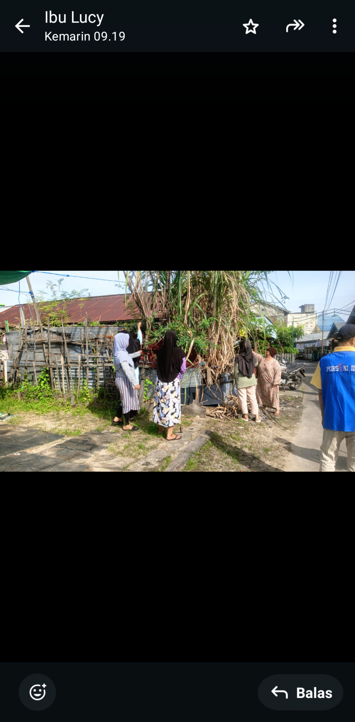 Kerja bakti warga RT 24 Pelita