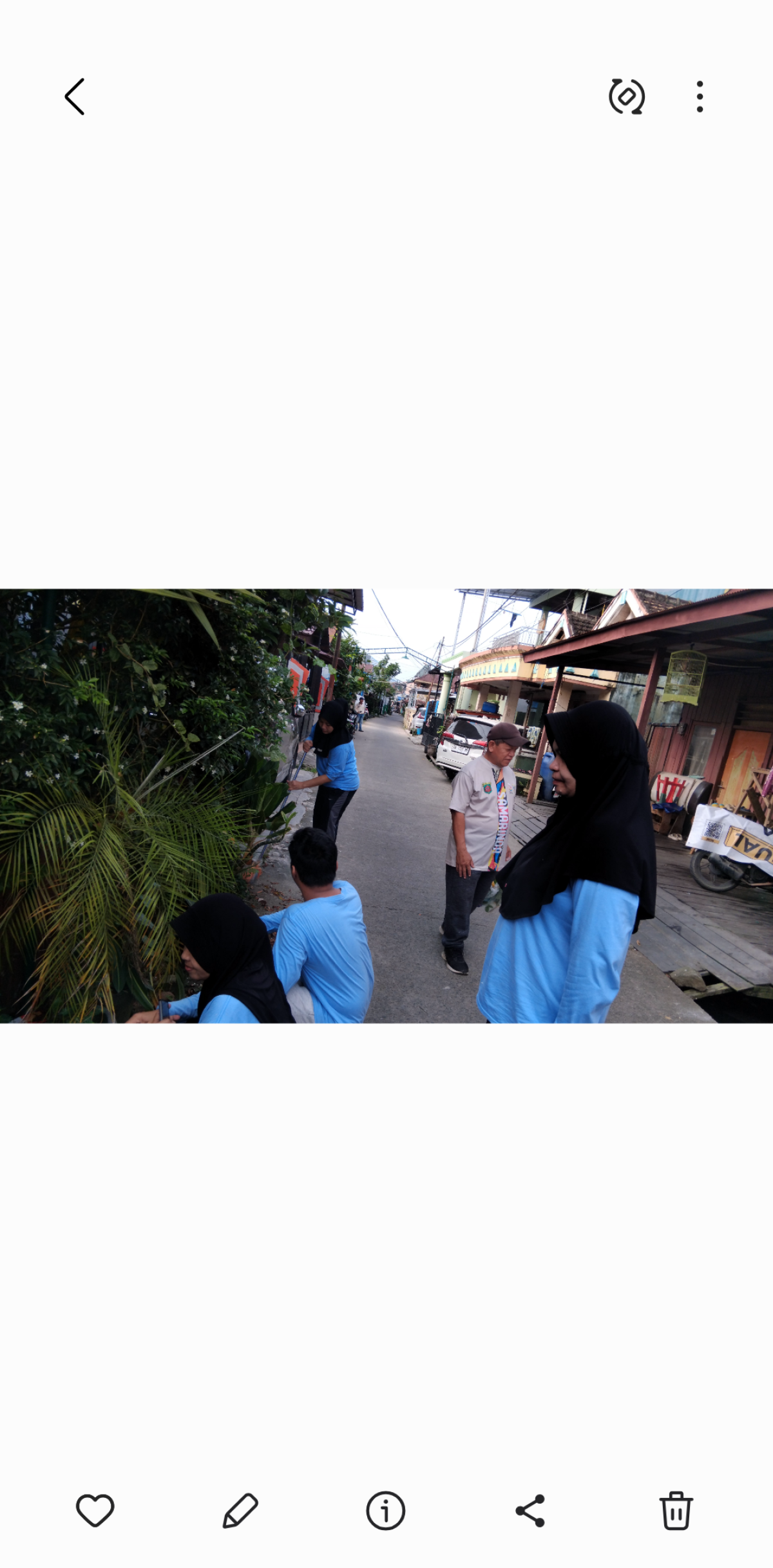 Kerja bakti di wilayah RT 24