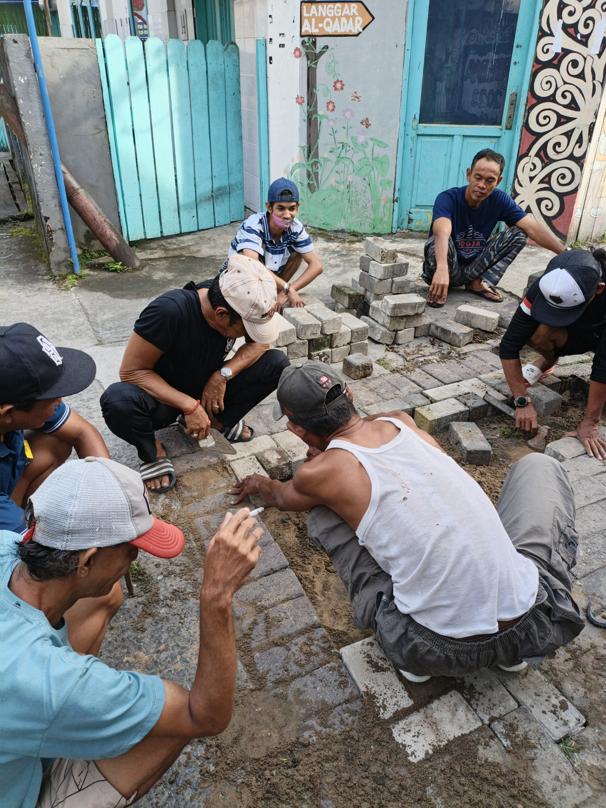 Kerja bakti GG.3 blok B RT 25 kel.pelita