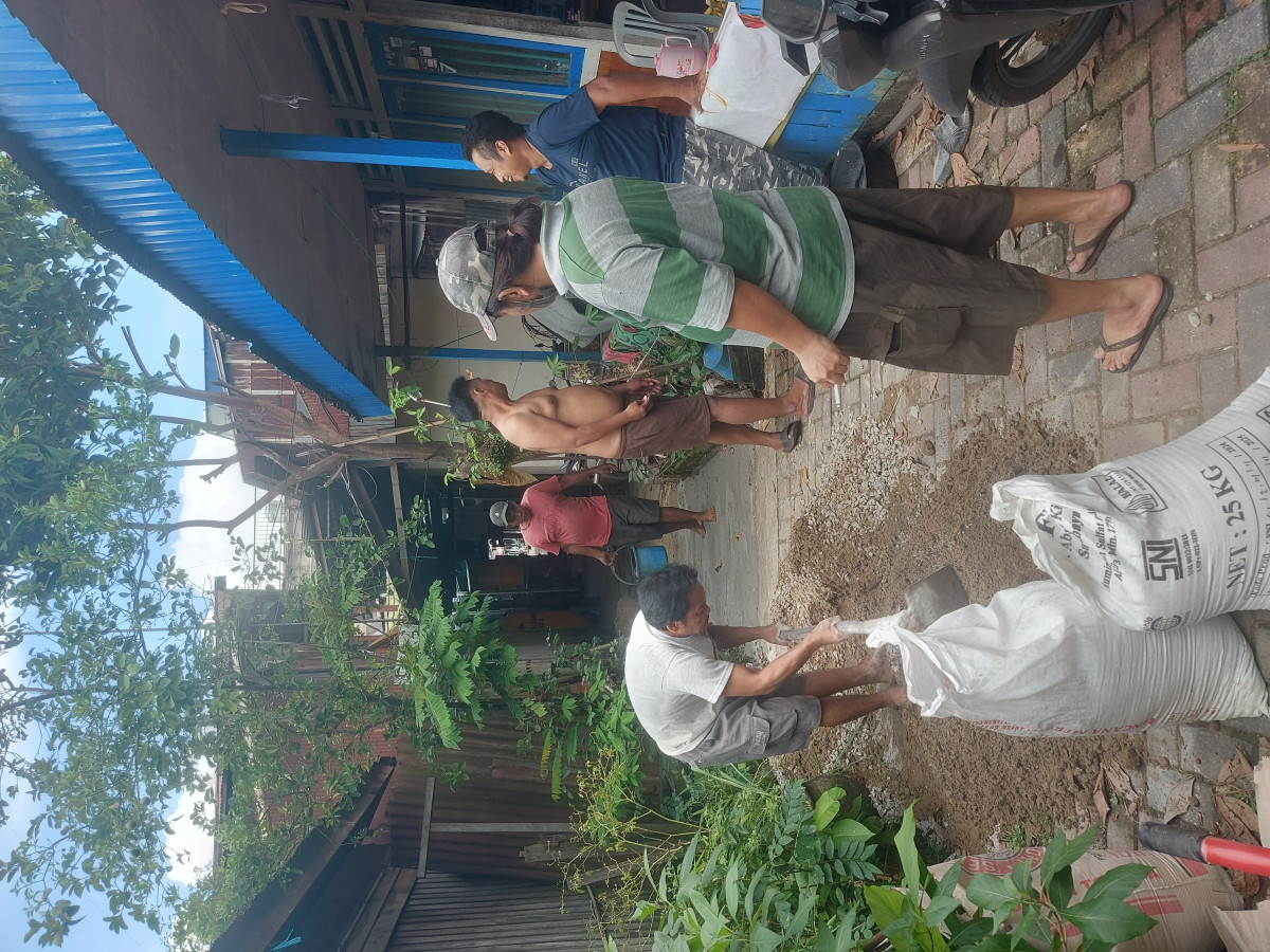 Kerja bakti Gg. H.Mastur