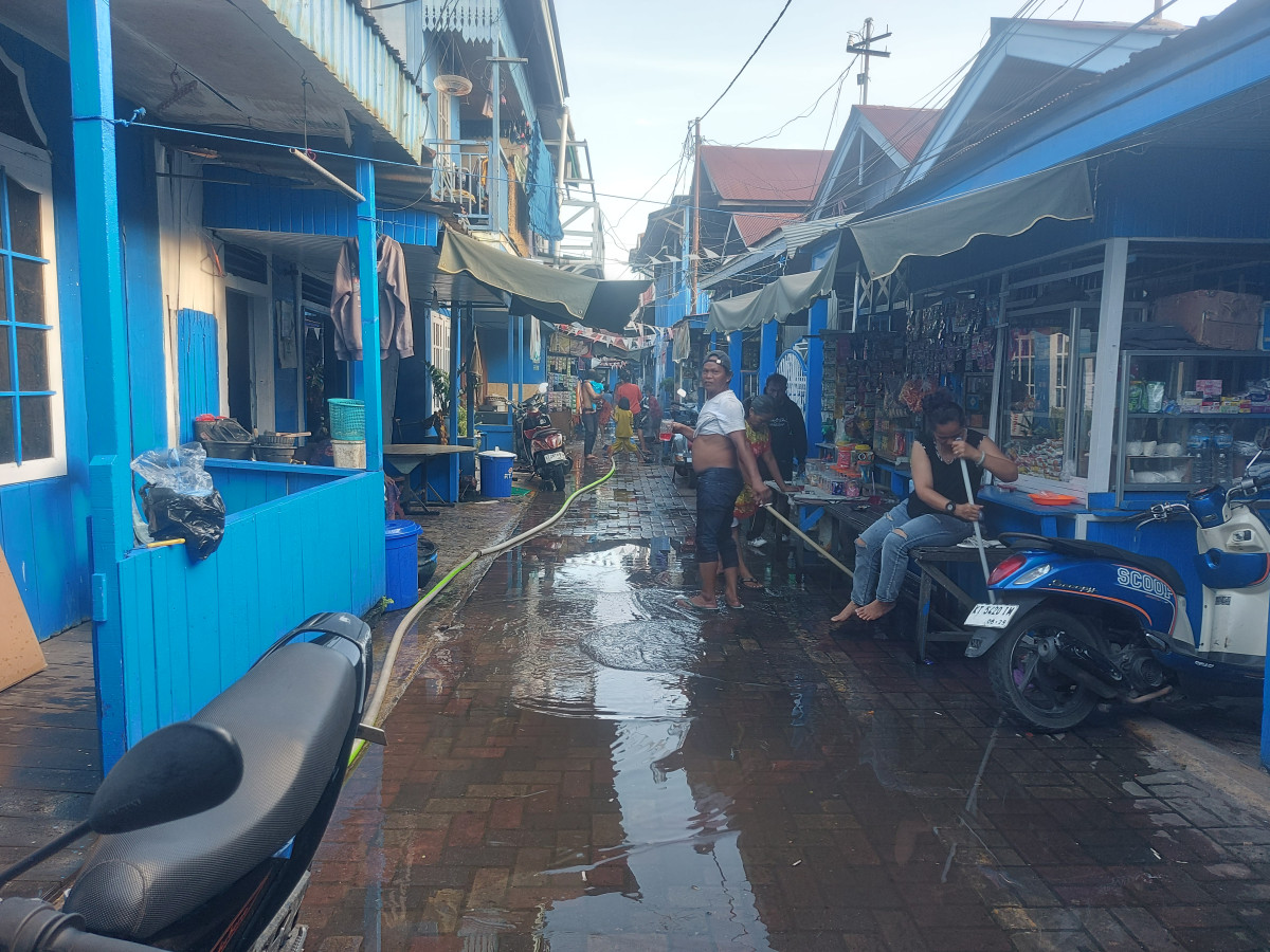 Kerja bakti jl. A.Azis samad Blok. A