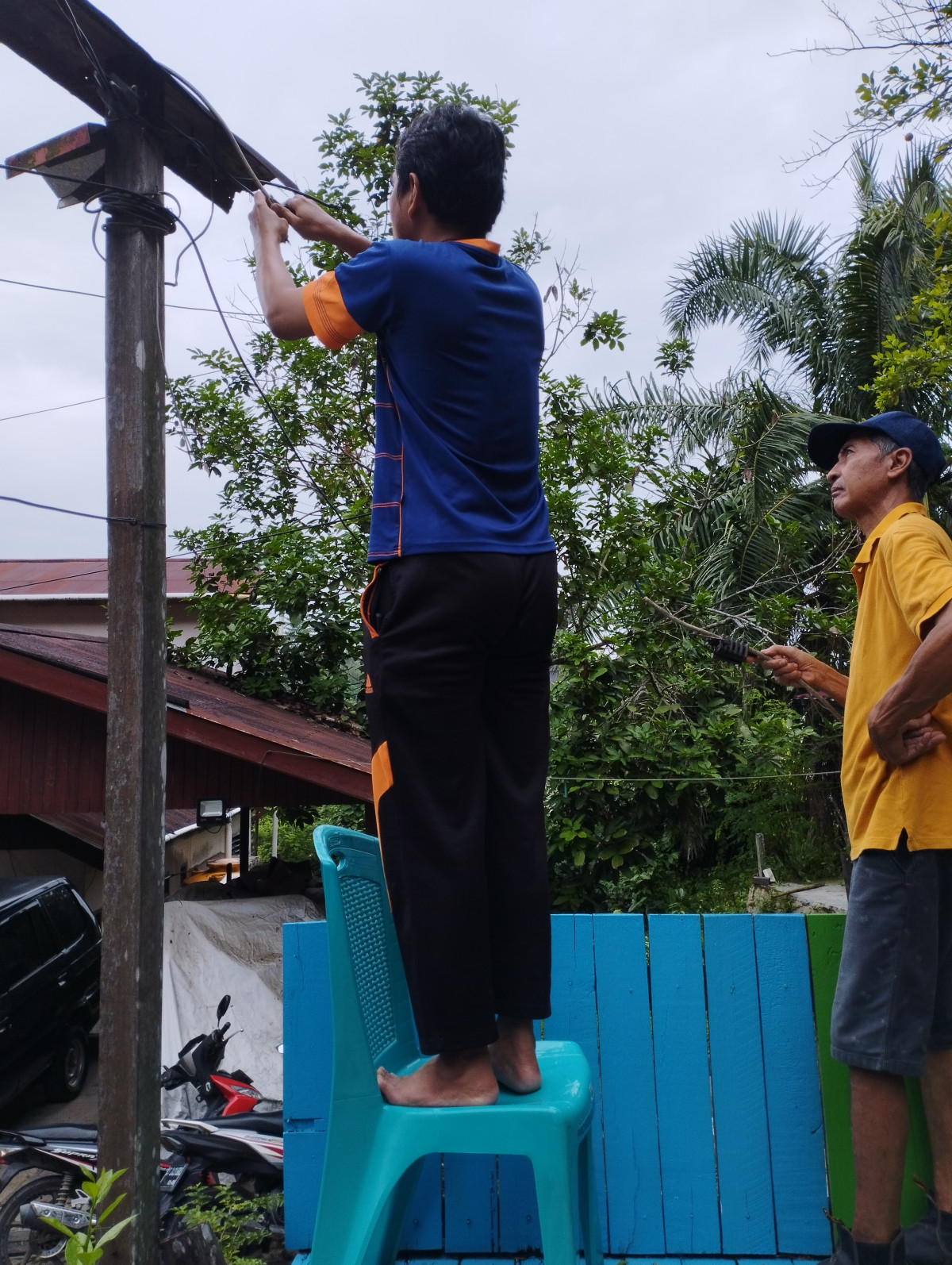Perbaikan kabel listrik