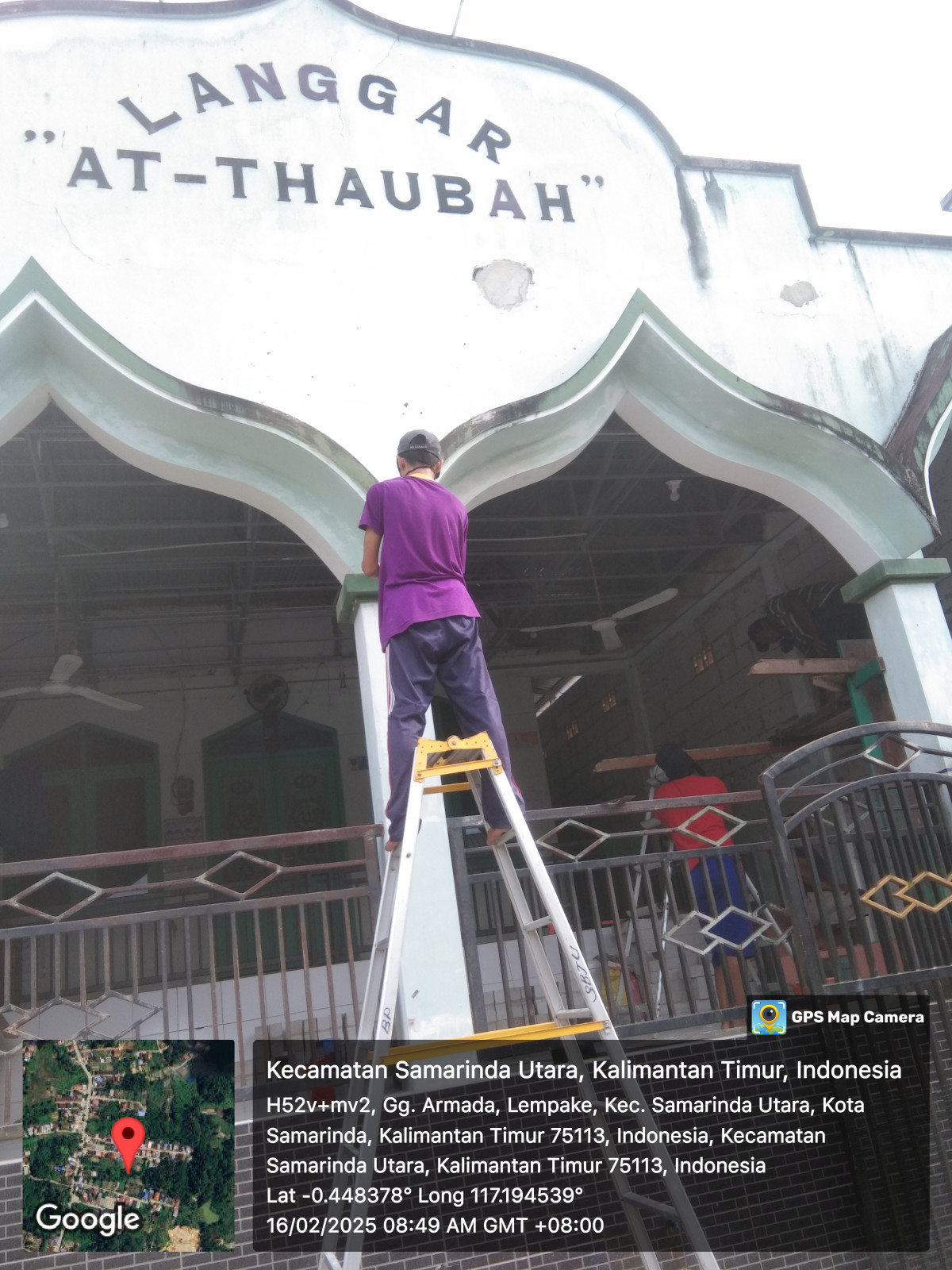 Perbuatan Dinding/pagar Langgar AT-THAUBAH Gg.Armada