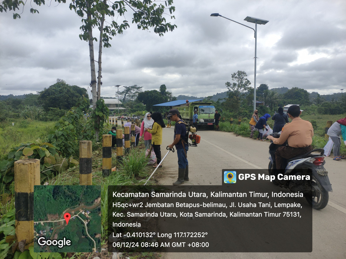 Kerja bakti bersama Kec.Samarinda Utara & Kel.Lempake