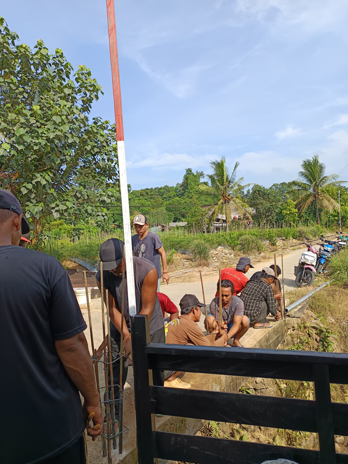 Pembuatan jembatan