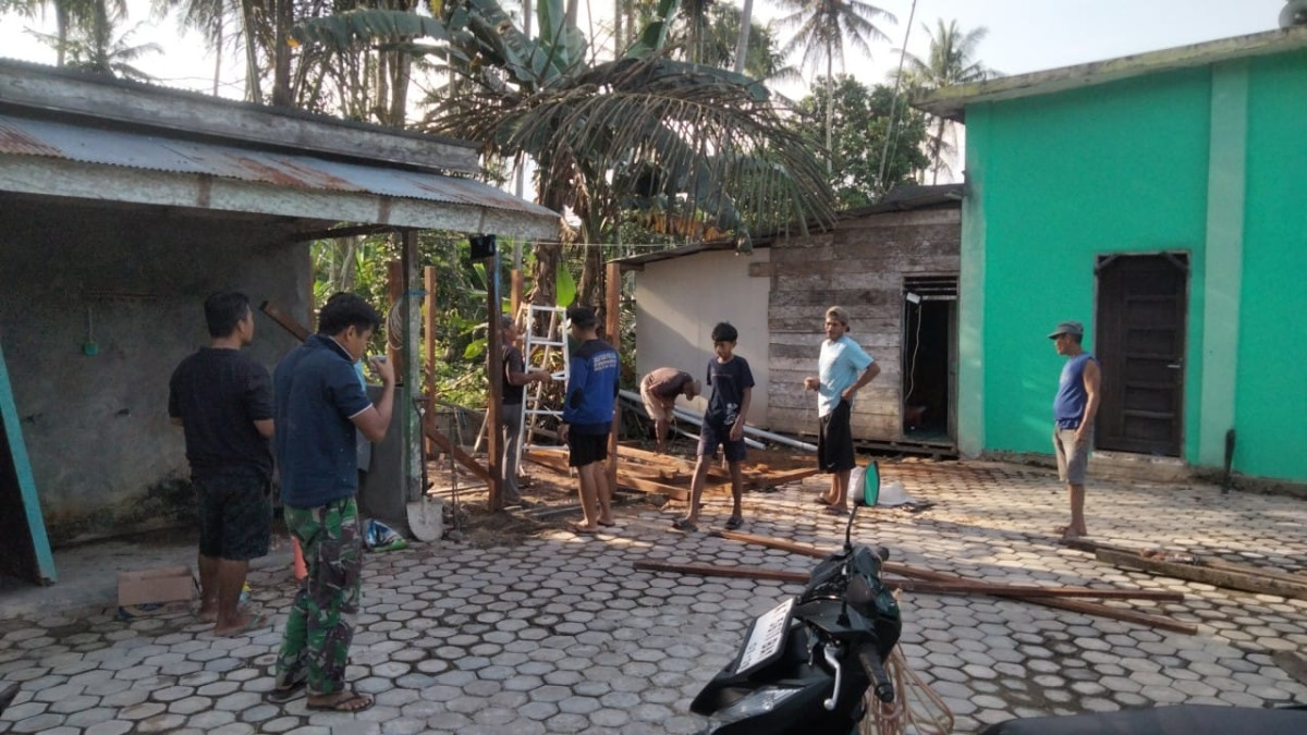 Pembuatan tempat tandon