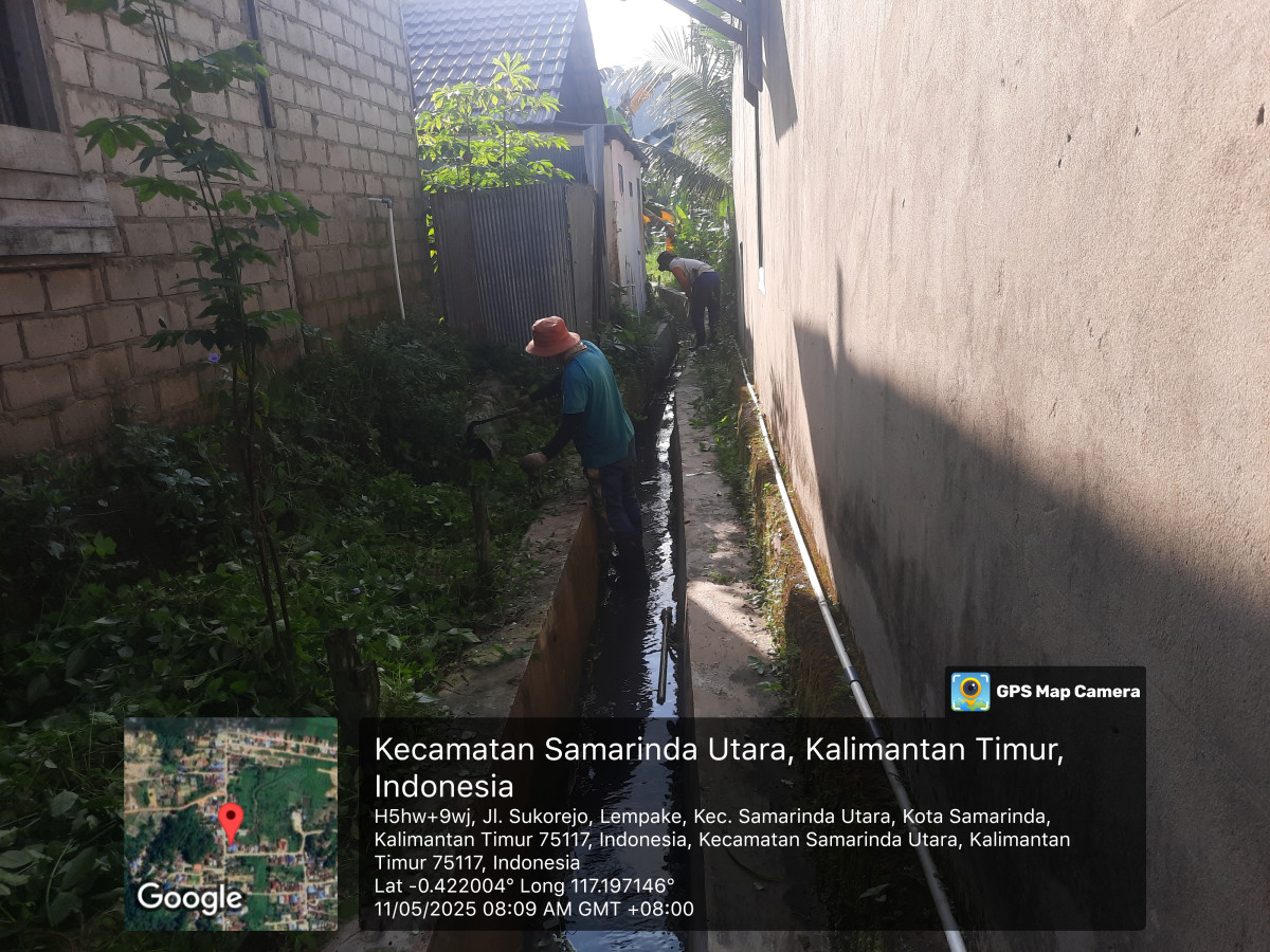 Kerjabakti Warga Jl. Sukorejo RT. 39 Kelurahan Lempake