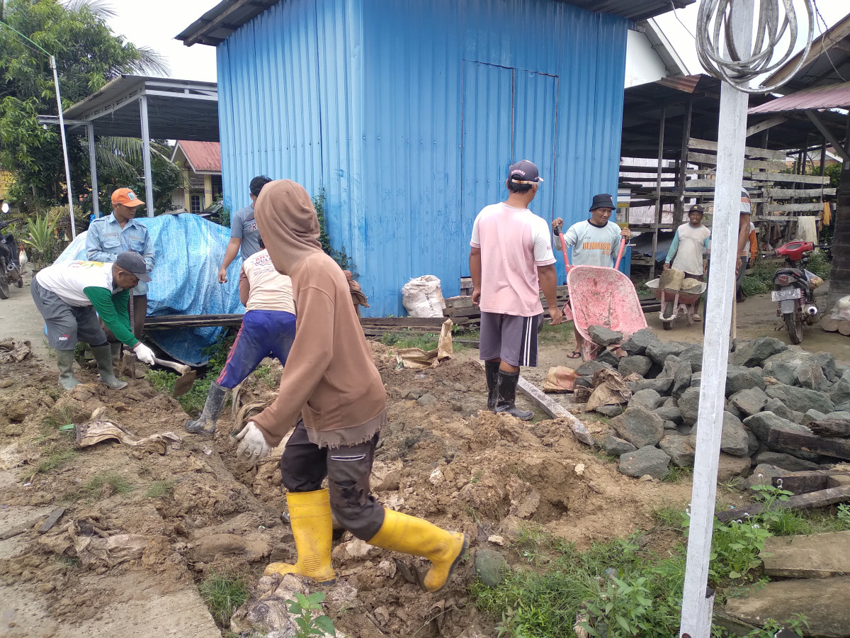 Pembuatan pondasi