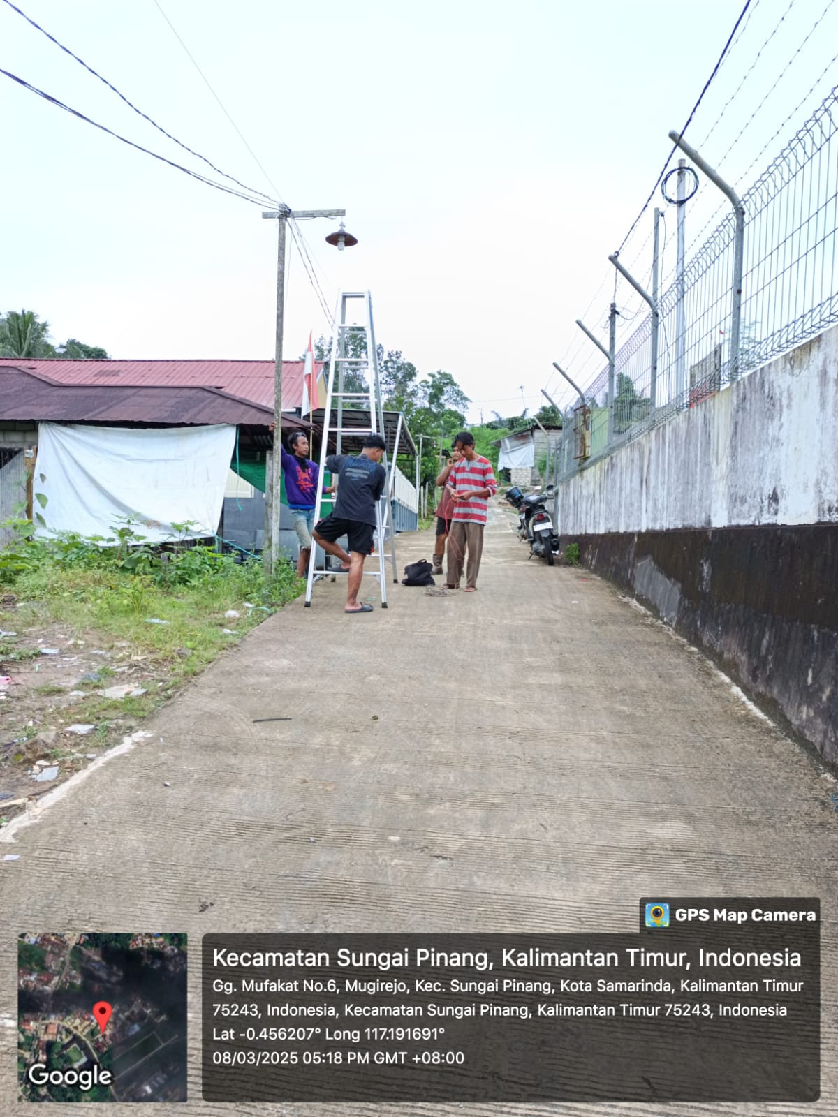 Kerja bakti di RT 45