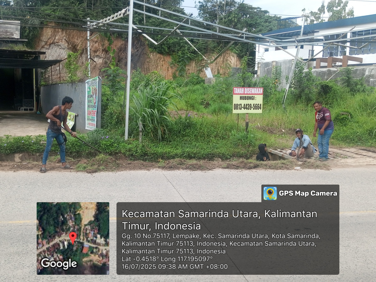 Gotong royong bersihkan paret