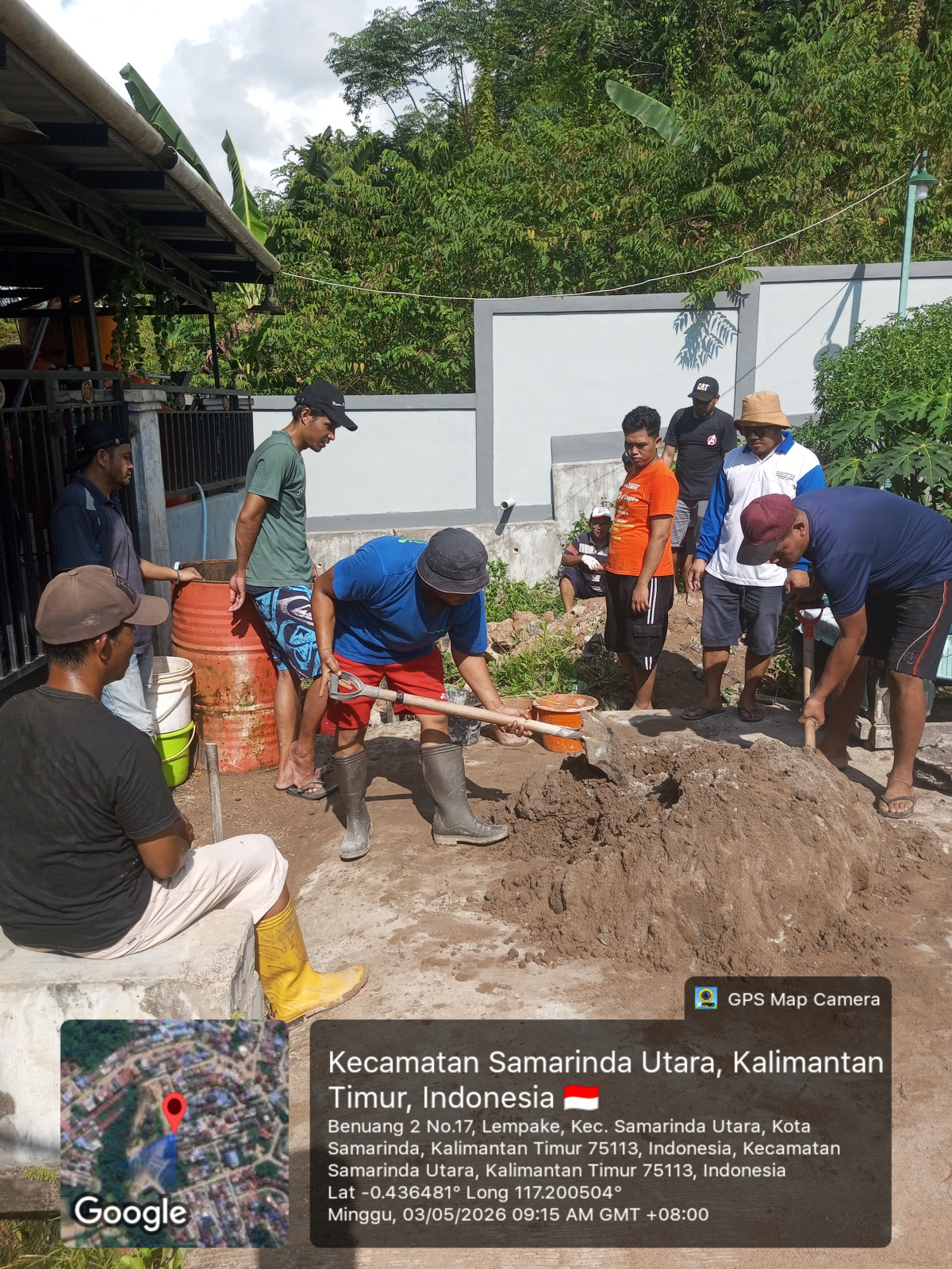 Pembuatan Pondasi Paret