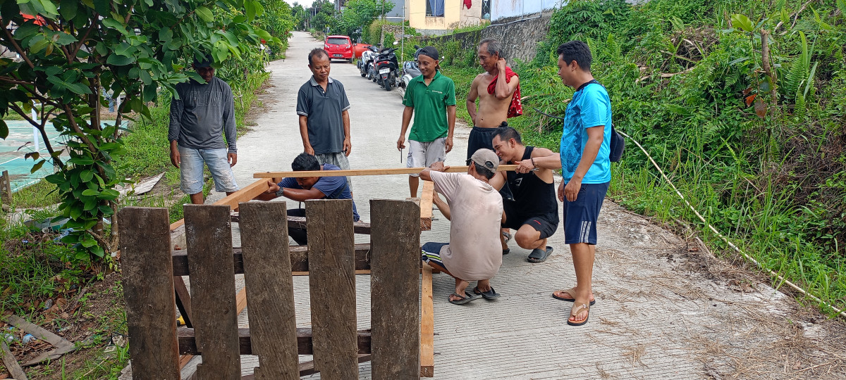 Prmbuatan kaki tandon