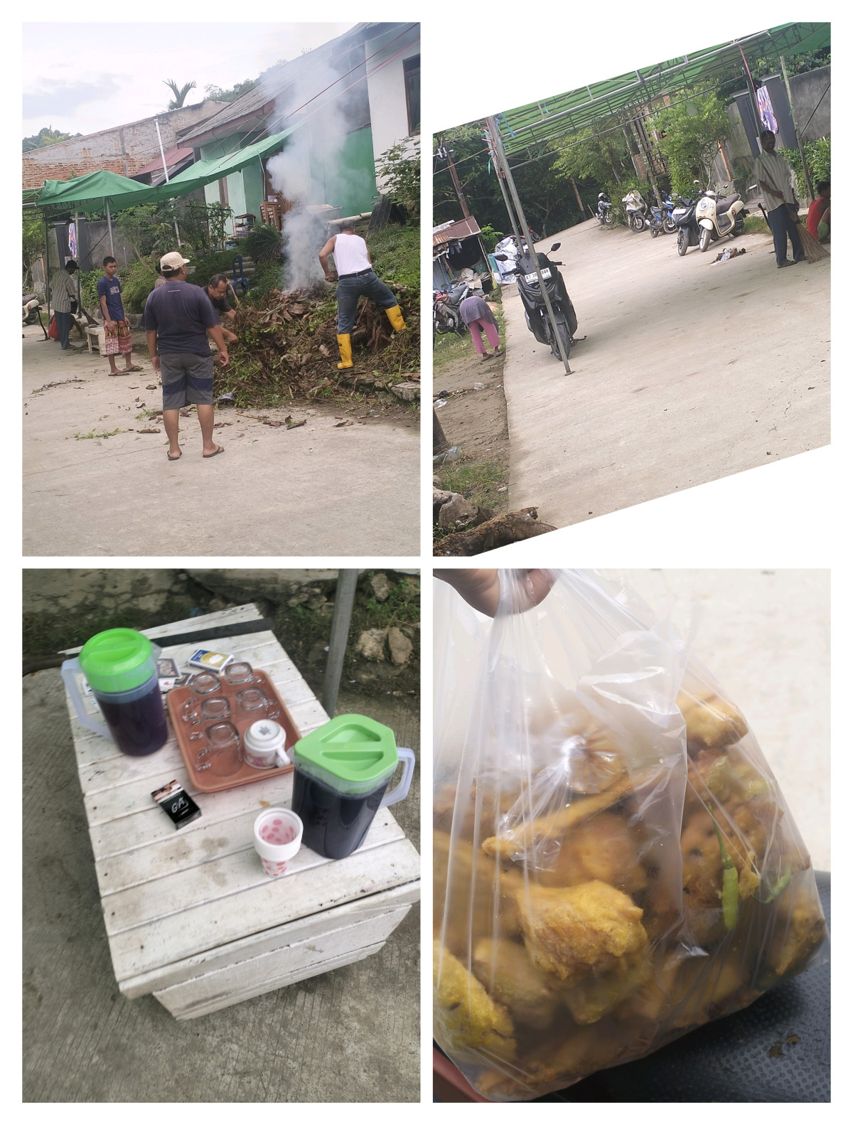 Pembersihan jl harapan jaya
