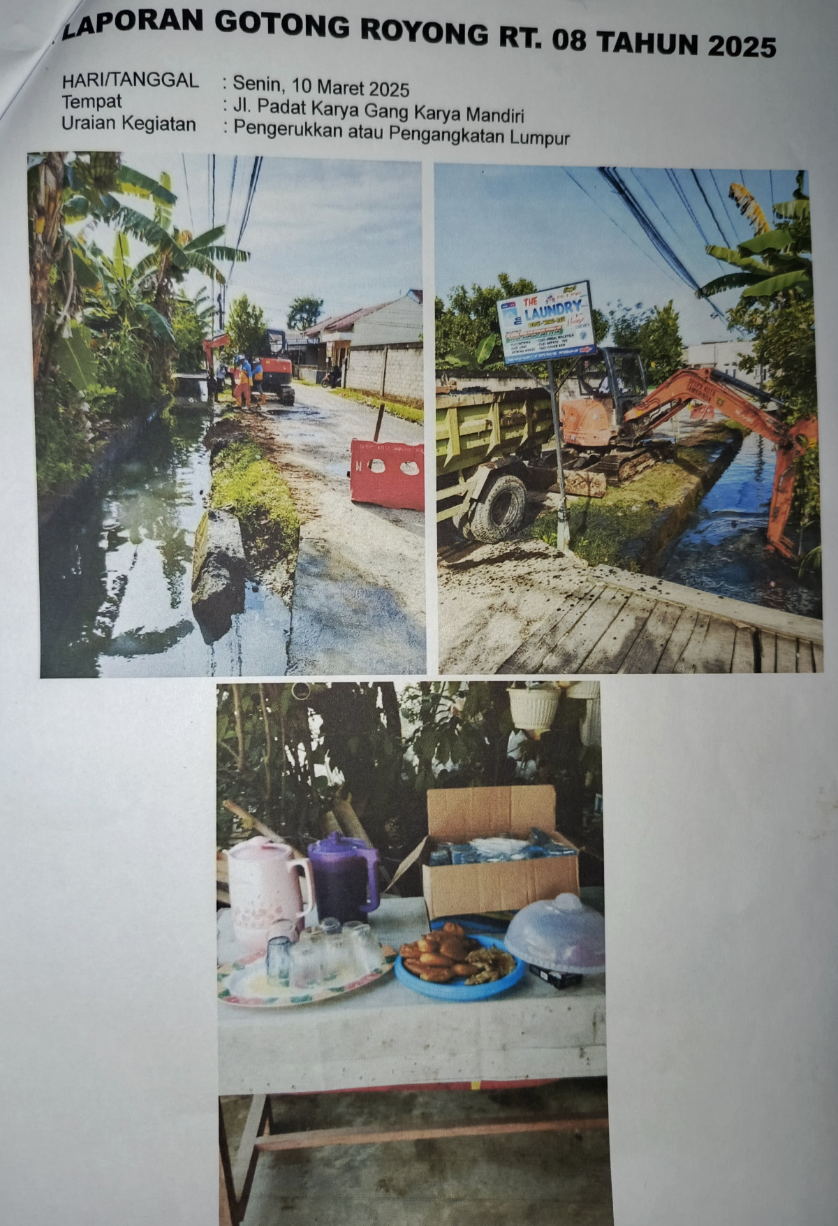 Gotong royong RT 08