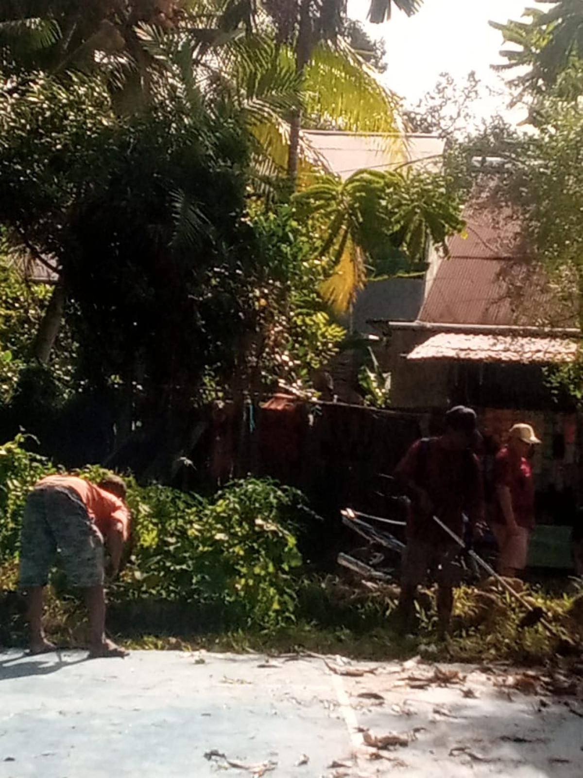 Pembuatan pos kamling