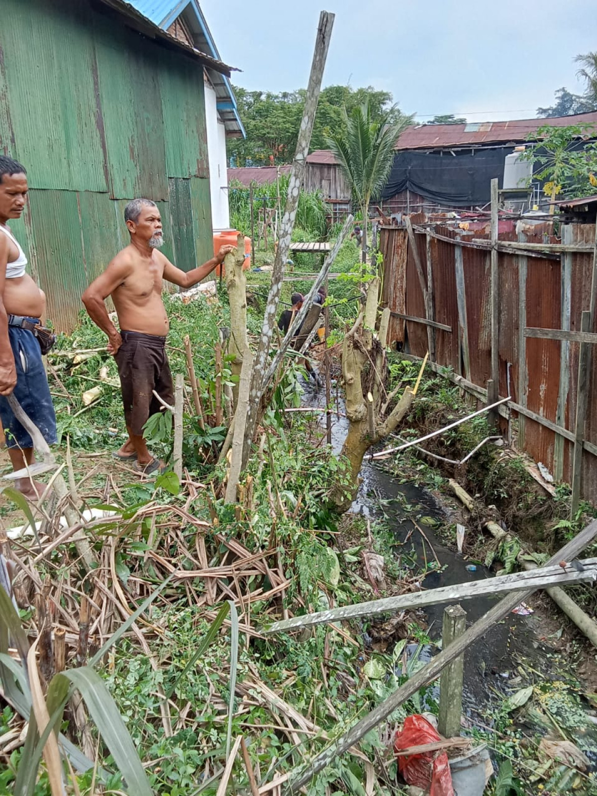 Parit jln meranti gg keluarga rt 02 talangsari
