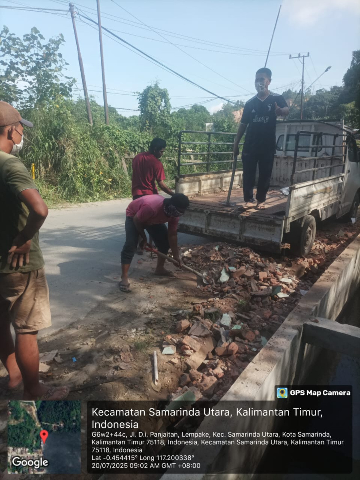 Gotoong royong dijl meranti /pintu gerbang perum talangsari