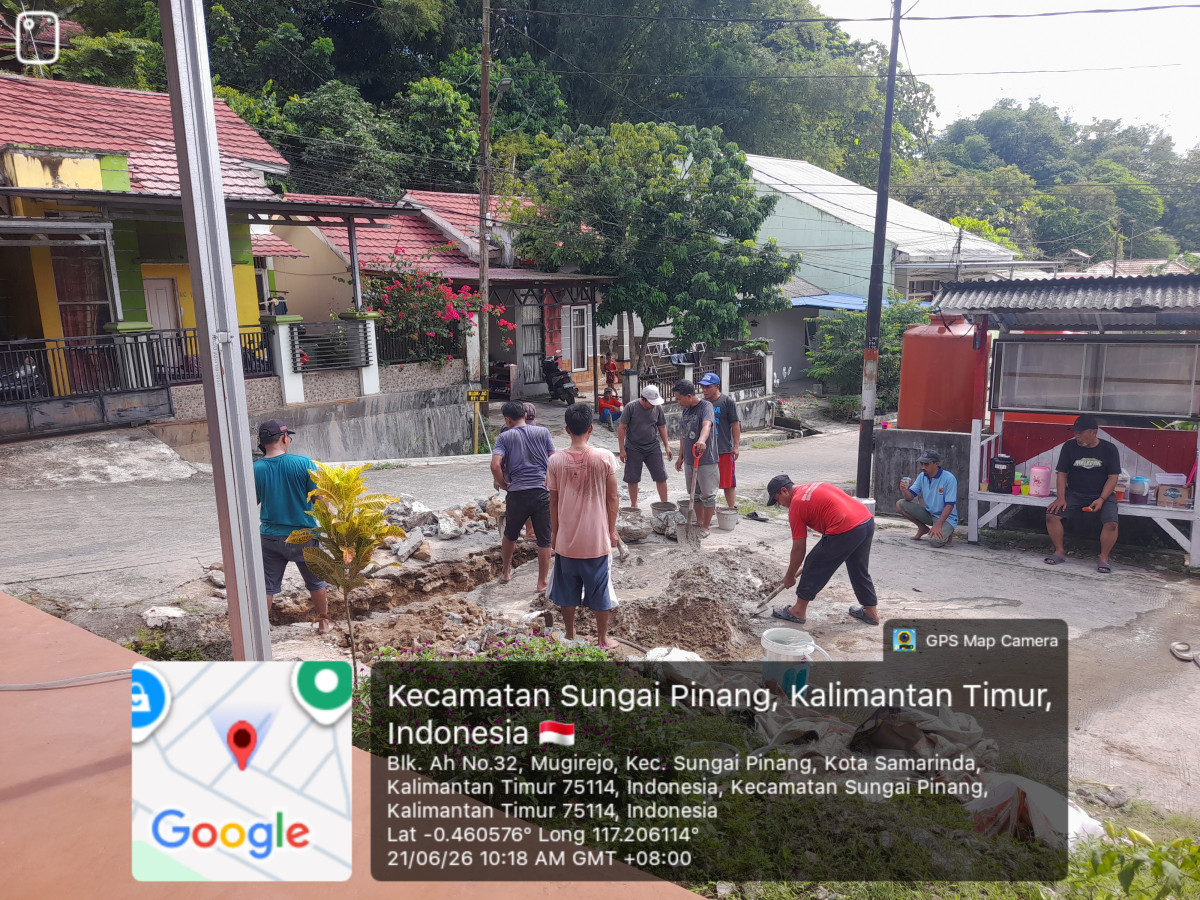 Memperbaiki gorong2 diblok AG