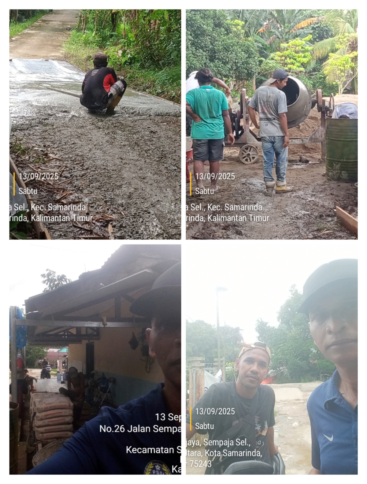 Semenisasi jalan Blok C