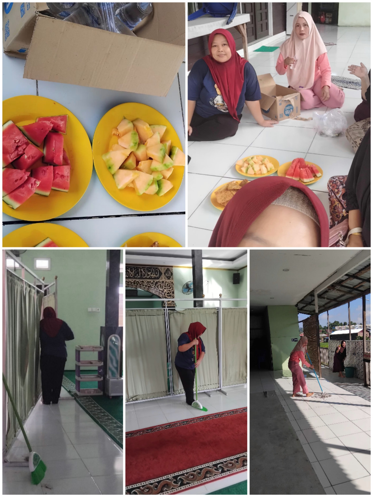 Membersihkan Tempat Ibadah
