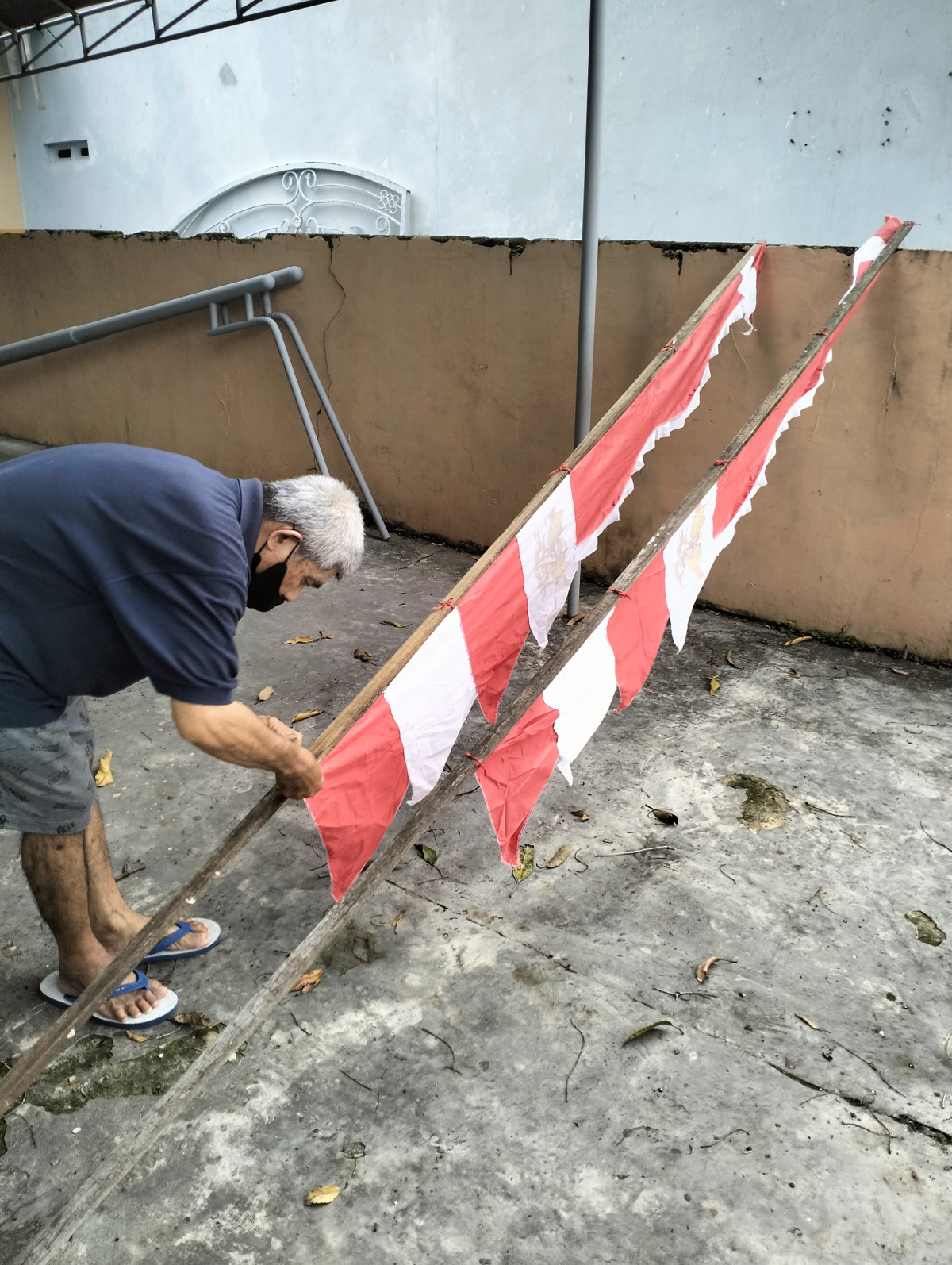 Pemasangan Spanduk dan Umbul2