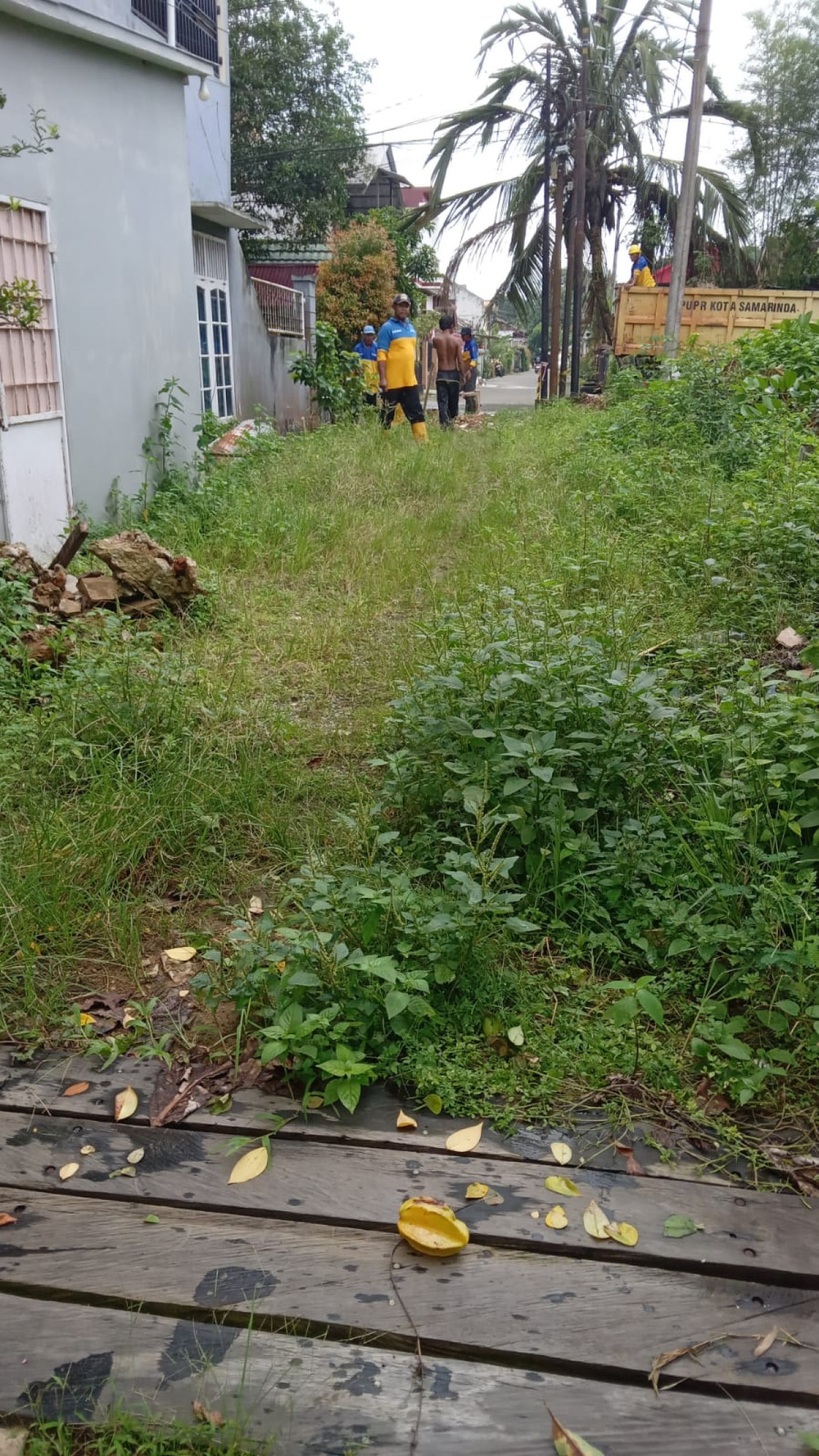 pembersihan paret dan lahan RT. 13