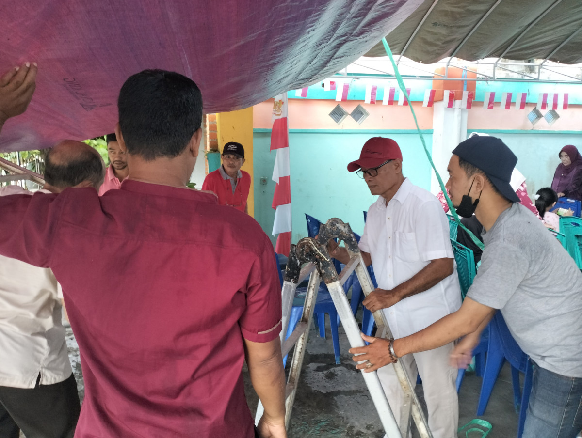 kerjabakti persiapan Acara 17 an