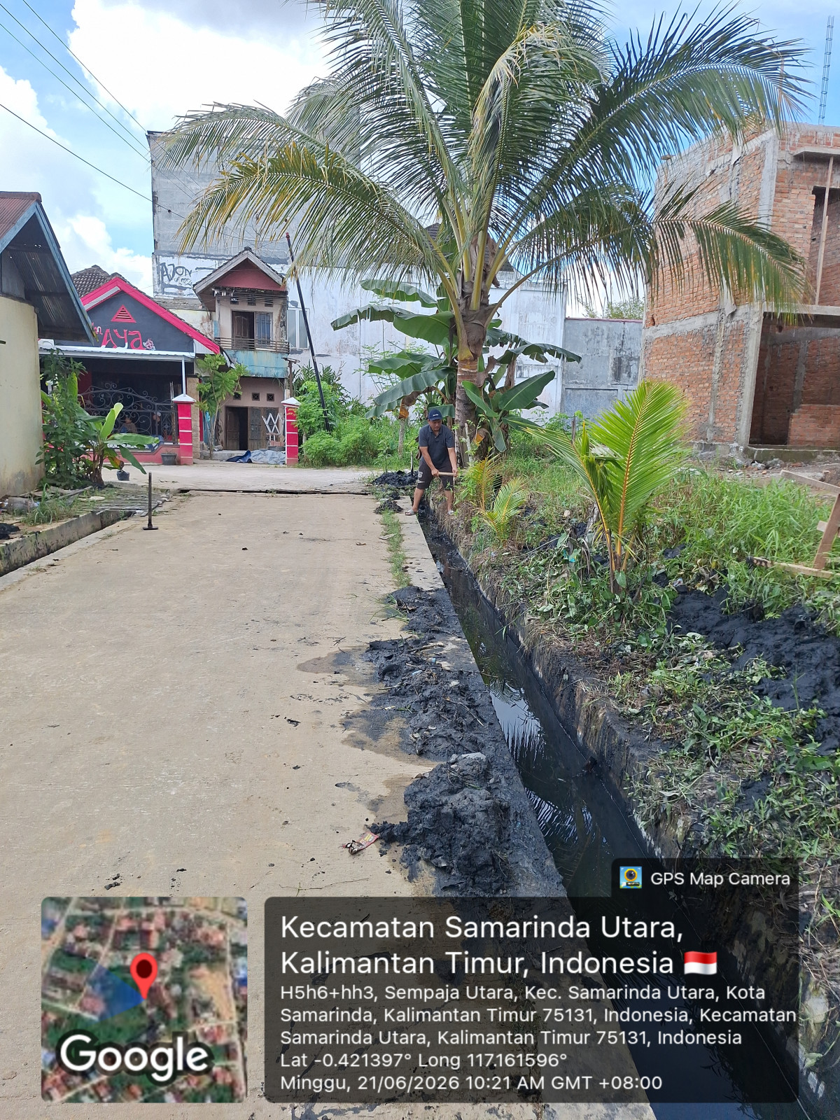 Gotong Royong bersama di Jl. Wanyi Poros, Wanyi 1 1 dan Gg. Syafira